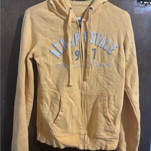 Aeropostale Mustard Zip-Up Hoodie